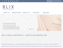 Tablet Screenshot of blixclinical.com